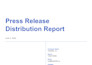 press release writing and press release distribution